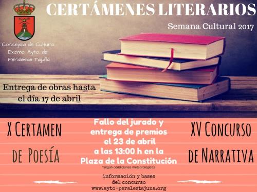 CERTÁMENES LITERARIOS SEMANA CULTURAL 2017